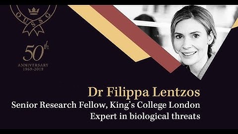 Biosecurity Threats: A Long View with Dr. Filippa Lentzos