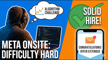 Mock Meta DSA Interview With Midlevel Engineer - Hard Difficulty - Solid Hire