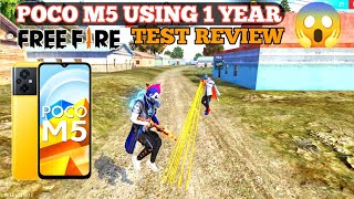 1 YEAR USING POCO M5?FREE FIRE ? TEST REVIEW ⚡⚡ POCO M5 FREE FIRE TEST