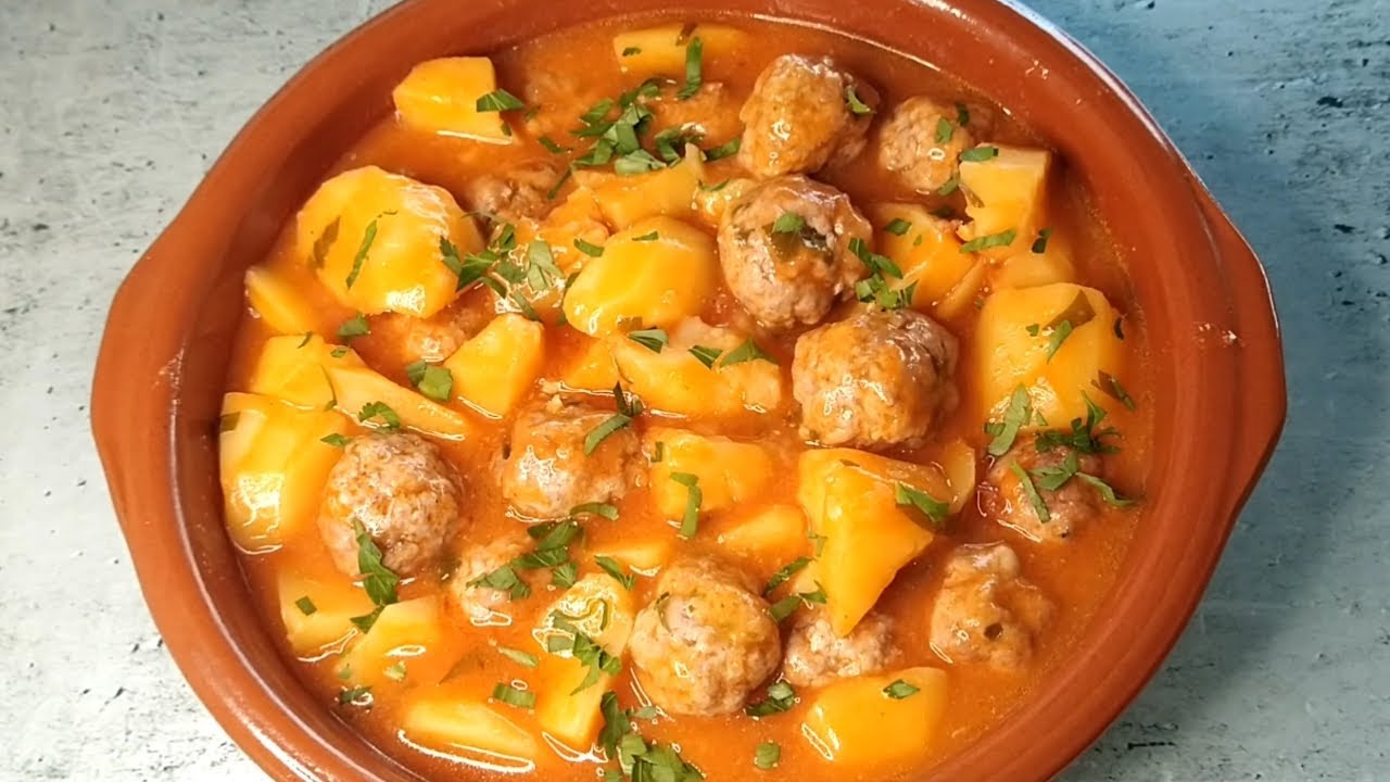 ¡SIN FREÍR! Añadirlas DIRECTAMENTE a la cazuela, las ALBÓNDIGAS más FÁCILES y  RÁPIDAS GUISO CASERO