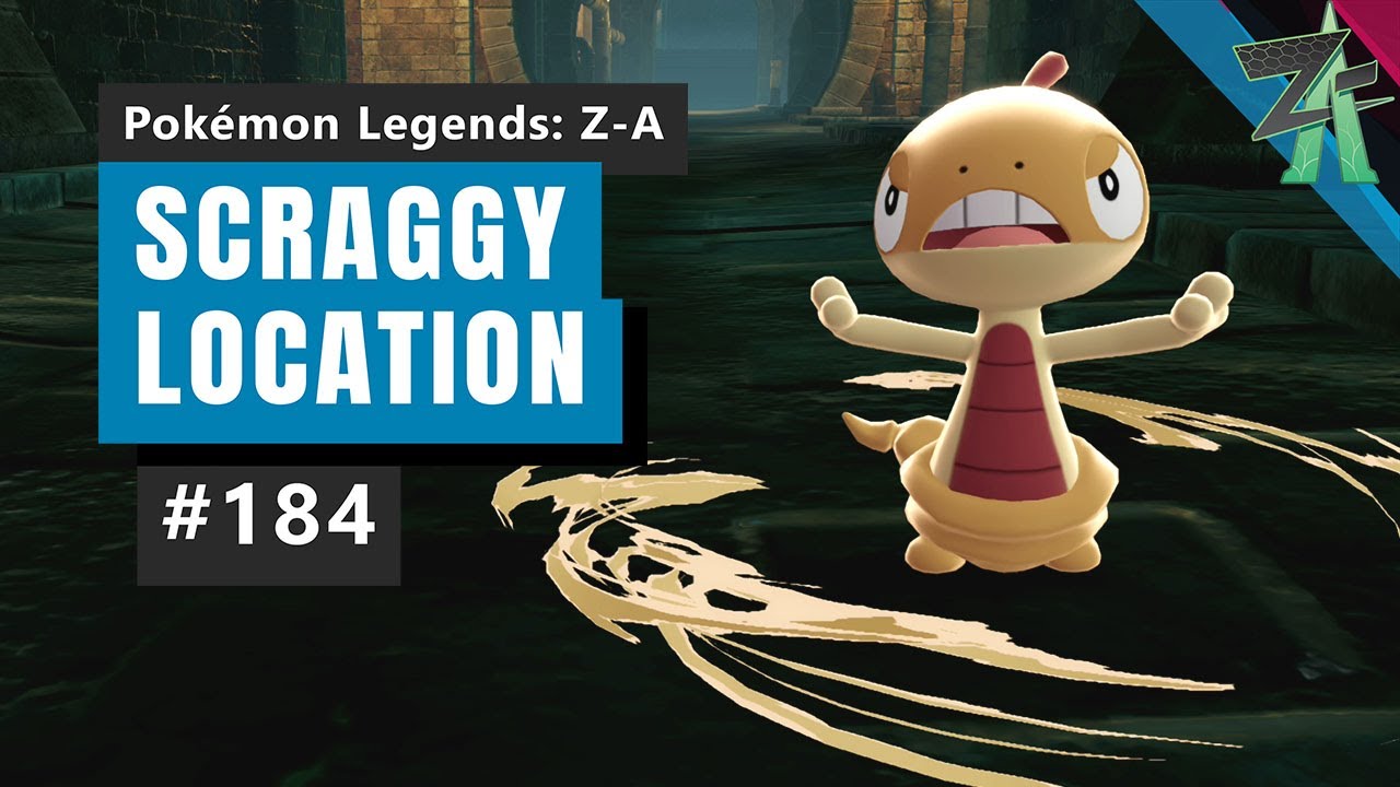 Как получить Скрэгги в Pokémon Legends Z-A