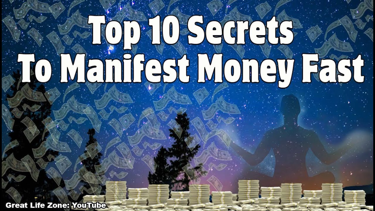 Top 10 Secrets To Manifest Money Fast - YouTube
