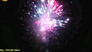 Item No.: CFC30-100-4 1.2''100shots pyro cake