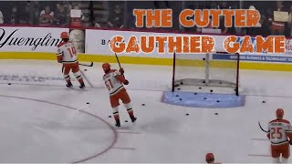 The Cutter Gauthier Game | Flyers vs. Ducks - V-Log