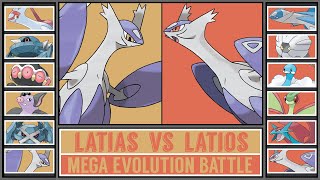 Mega Latias Vs Mega Latios Legendary Mega Pokémon Battle