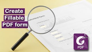 How to Create Fillable PDF form in Foxit PDF Editor