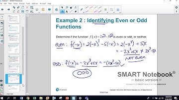 Section 2 2 Increasing Decreasing Graphs Even and Odd Functions and the Difference Quotient