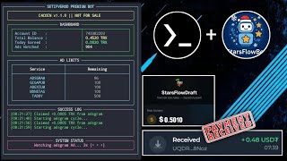 Nuyul New Crypto Earning Tg Bot Script - Auto Claim Task & Ads Via Termux - No Need Api ❌