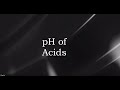 PH Of Strong Weak Acids 1718 PH Of Strong Weak Acids 1718