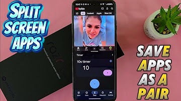 Motorola Razor Ultra - How to Split Screen Apps & Save Apps as a Pair 