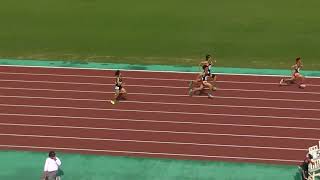 20180609北九州市中学陸上各区大会 中3男子100m決勝（若松）