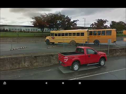 Viewing the Robbinsville Elementary School bus lot