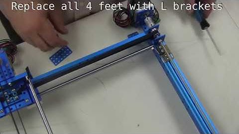 WormBot build tutorial v1.0: Video 3 Swapping the legs