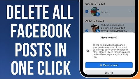 How to Delete all Facebook Posts in One Click 2023 | Remove all Facebook Posts
