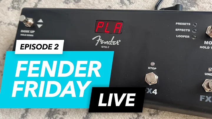 Fender Friday Live: Mustang GTX Looper Demo & Tips