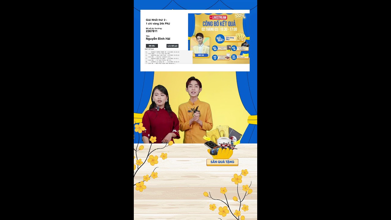 🔴 LIVE: NGHE HÒ LÔ TÔ - CÔNG BỐ GIẢI THƯỞNG