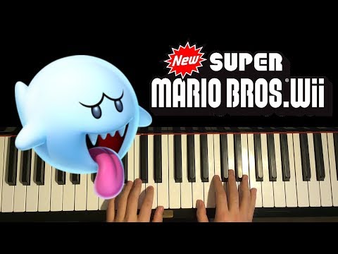 super-mario-bros.-wii---ghost-house-(piano-tutorial-lesson)