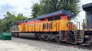 07/05/26 CSX Intermodal Train led by CSX 1973 (Chessie System) at Amlin, OH