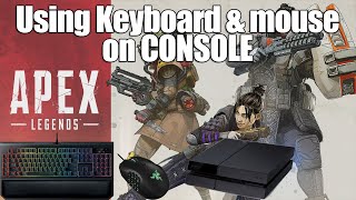 Using Keyboard And Mouse On Apex Legends Ps4 Xbox One Youtube