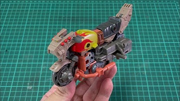 Toy record : Transformers Legacy Evolution Crashbar (Motorcycle mode to Robot mode)