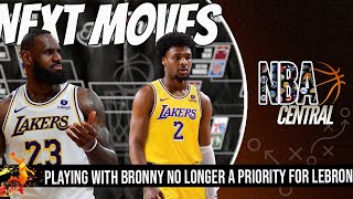 Playing With Bonny No Longer A Priority For LeBron James According To Woj | Darvin Ham Replacements