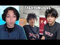 Taehyung&#39;s quick morning live - Taehyung Weverse Live Reaction 2023.04.25