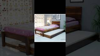 Trundle Bed(Honey Finish)♥️♥️ #shorts #furniture