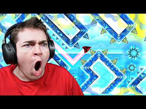 reacting to the HARDEST geometry dash levels..
