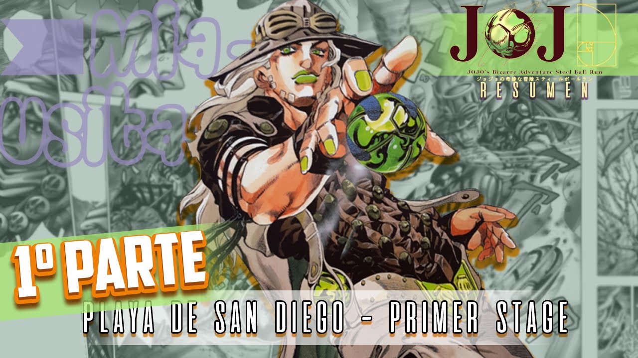 RESUMEN║JJBA 🏇 Steel Ball Run║ 1º PARTE Primera Etapa 15.000m YouTube
