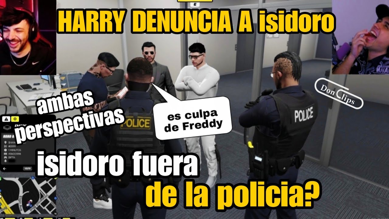 ISIDORO FUERA de LA POLICIA? HARRY (Nexxuz) DENUNCIA a ISIDORO, PERSPECTIVA IMANTADO NEXXUZ, SpainRp