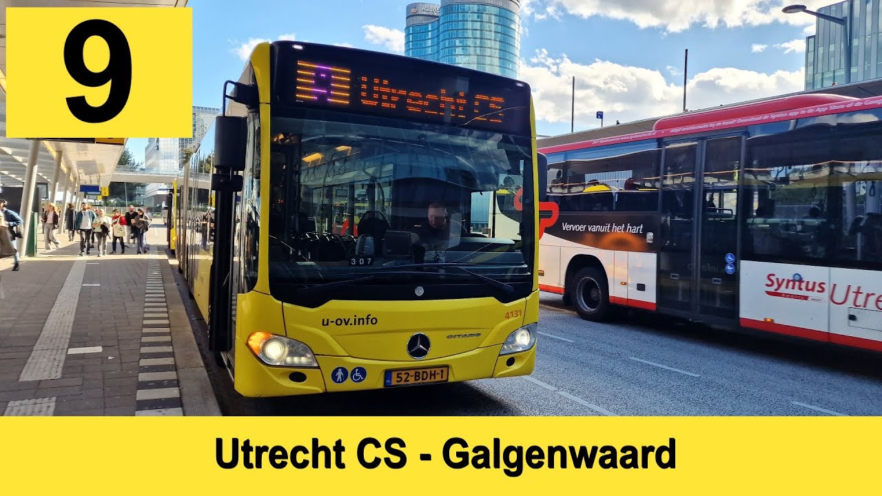 U-OV lijn 9: Utrecht CS - Galgenwaard | Qbuzz 4131 | 2024
