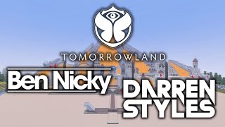 Ben Nicky B2B Darren Styles - Tomorrowland Minecraft Edition 2025 (Weekend 1) FAN MADE