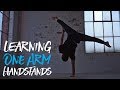 Learning One Arm Handstands ft Mikael Kristiansen