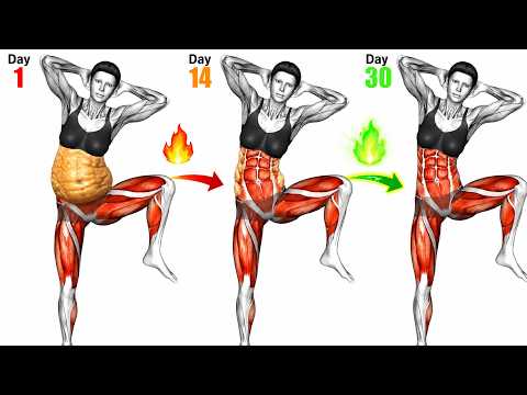 Reduce FLABBY STOMACH ➜ 30-Min Standing Fat Burn for a Smaller Waist & Stronger Core
