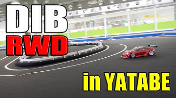 【2駆ラジドリ】Yokomo DIB RWD DRIFT in YATABE ジオラマコース