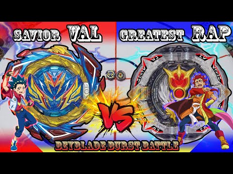 세이비어 발키리(Savior Valkyrie) vs 그레이티스트 라파엘(Greatest <strong>Raphael</strong>) 【베이블레이드 버스트 / Beyblade Burst / ベイブレードバースト】