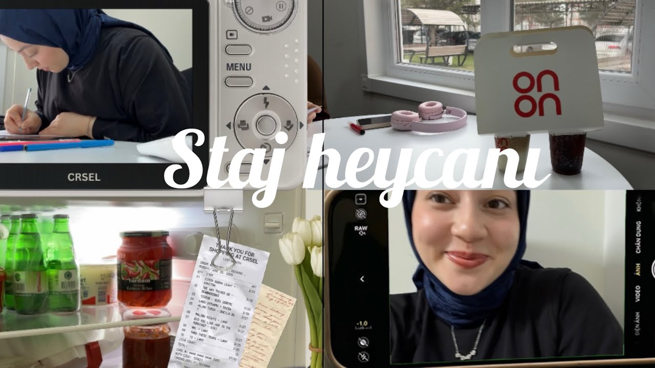 Stajın ilk günleri nasıl geçiyor / Kyk yurduna ramazan alışverişi / Birlikte hazırlanalım 