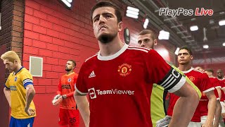 PES Gameplay PC - MANCHESTER UNITED vs BRIGHTON \& HOVE ALBION - Full Match \& Goals