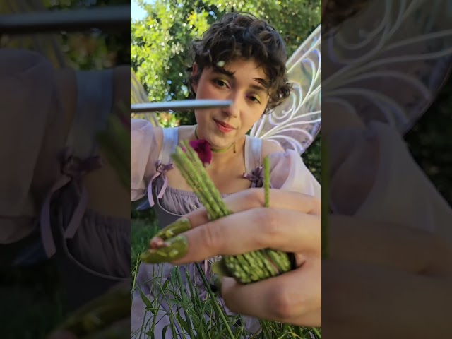 Your Hair is Grass 🍃 #asmr #fairy #asmrhaircut
