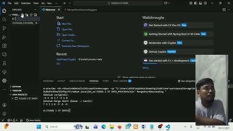 Tugas struktur data 2(mergesort&countingsort)