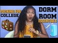 Packing for College| Dorm Room Essentials|| BrelynnBarbie