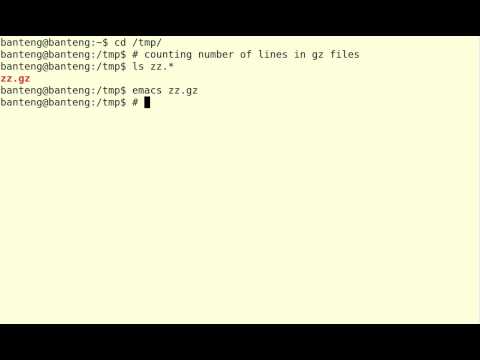 Bash - Count Line Numbers in gzip Files
