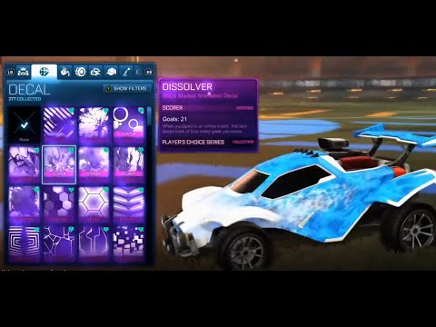 Video All Black Market Decals in Rocket League!!! [2021... - youtube