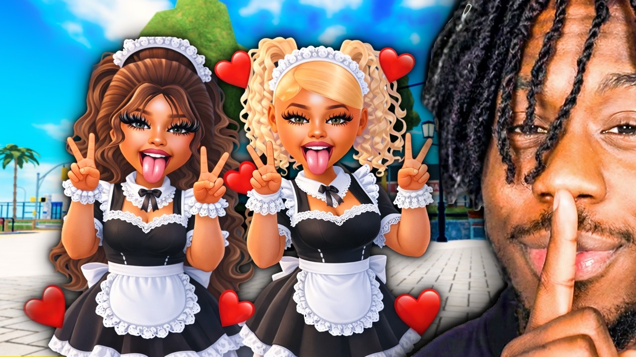They went UNDERCOVER as REALISTIC MAIDS to DATE ME in LifeTogether RP For 24 hours (Roblox Snapchat)