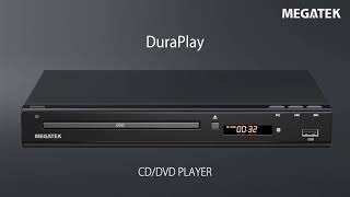 Overview: MEGATEK HDMI DVD Player: Region-Free, 1080p Upscaling, USB Port