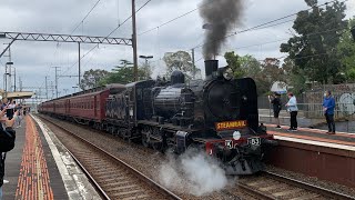 Mont Albert steam shuttles with k190 and k183