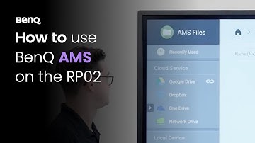 How to use BenQ AMS on the RP02 | BenQ