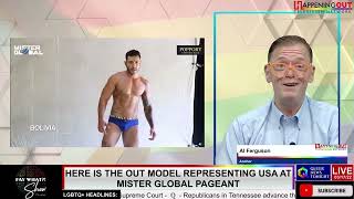 Here Is The Out Model Representing USA At Mister Global Pageant | Queer News Tonight screenshot 1