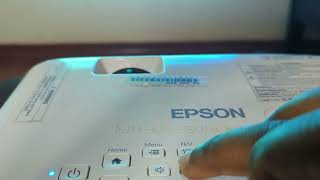 How To Adjust Brightness On Epson Projector (Epson EB-E01 projector)
