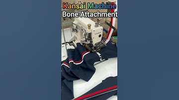 Kansai machine with bone attachment and folder #kansai #sewingmachine